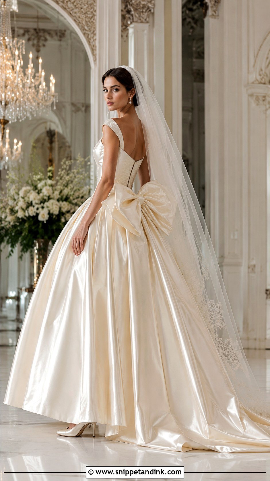Rococo Satin Wedding Dress - Snippet and Ink - 25 Rococo Wedding Dress Ideas