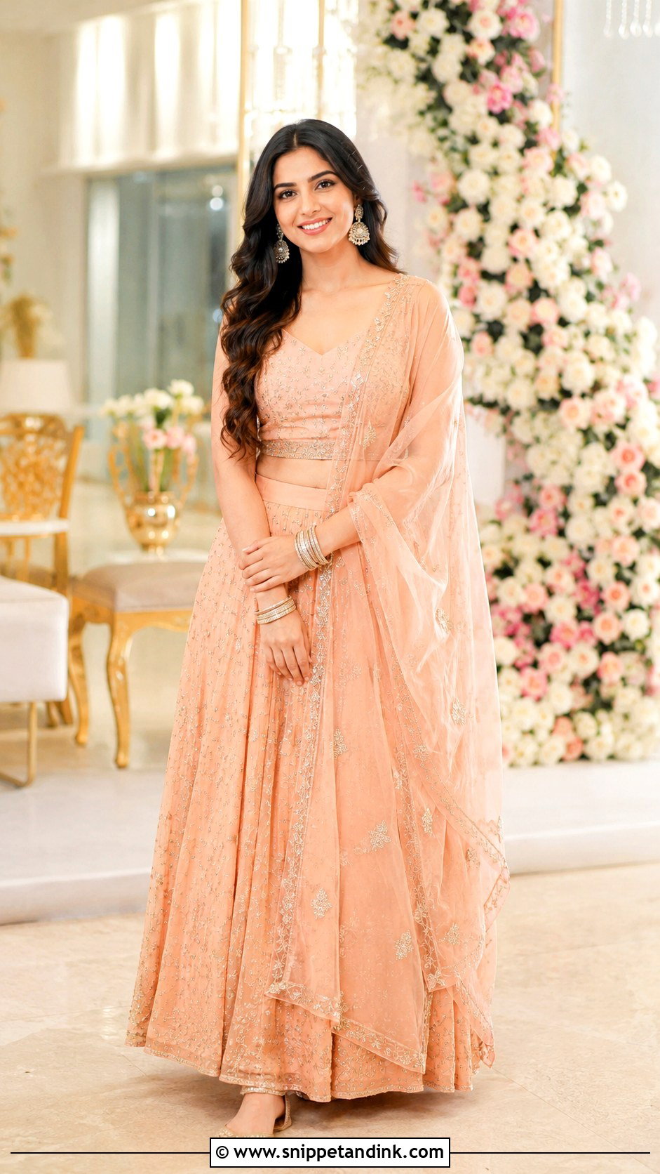 Roka Outfit With Dupatta - Snippet and Ink - 25 Roka Ceremony Outfits Simple