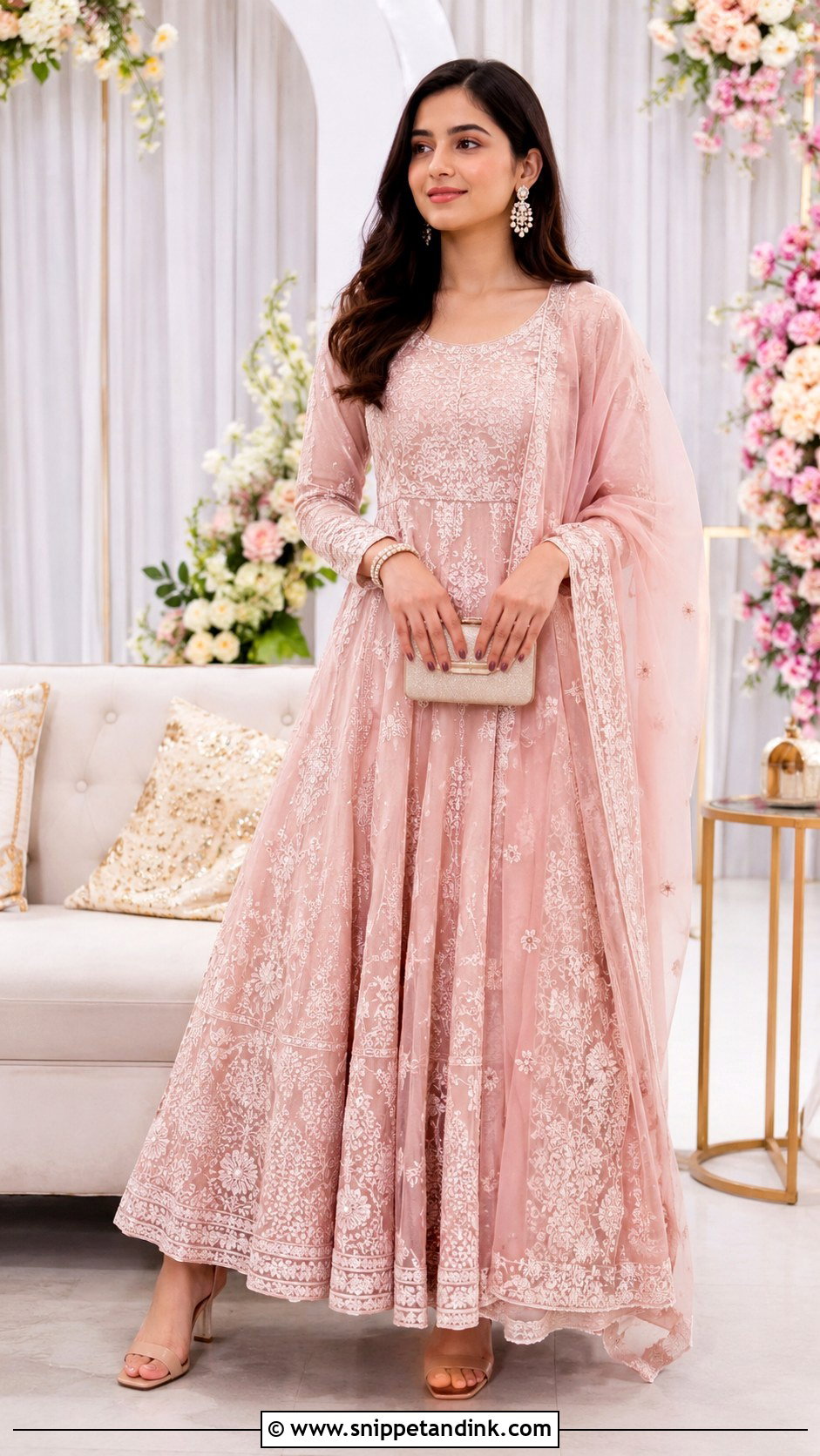 Roka Pastel Chikankari Dress - Snippet and Ink - 25 Wedding Function Dresses