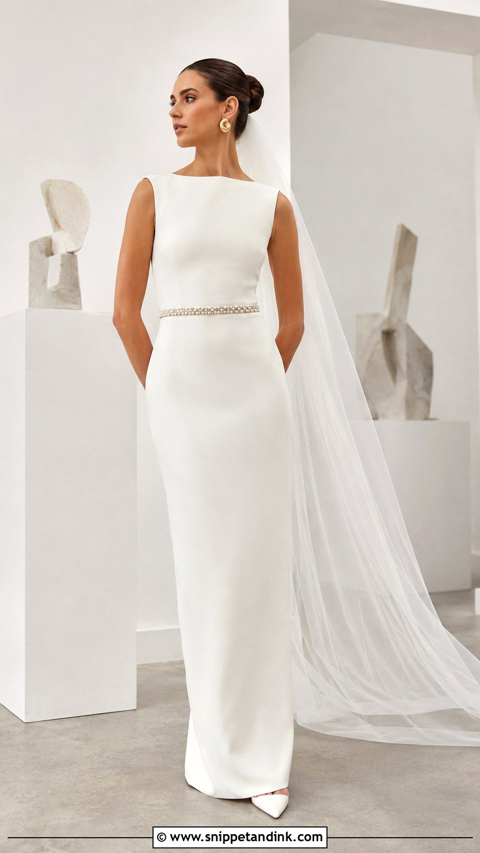 Roman Column Wedding Dress - Snippet and Ink - 20 Roman Wedding Dress Ideas