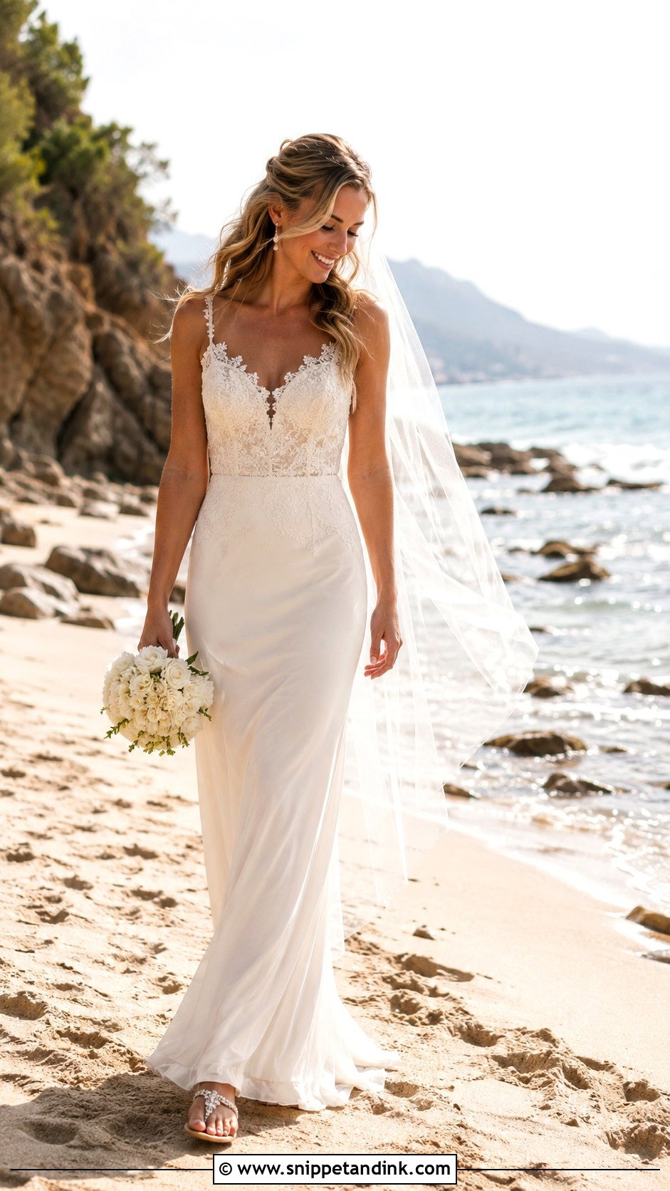 Romantic Beach Wedding Dress - Snippet and Ink - 20 Romantic Wedding Dresses