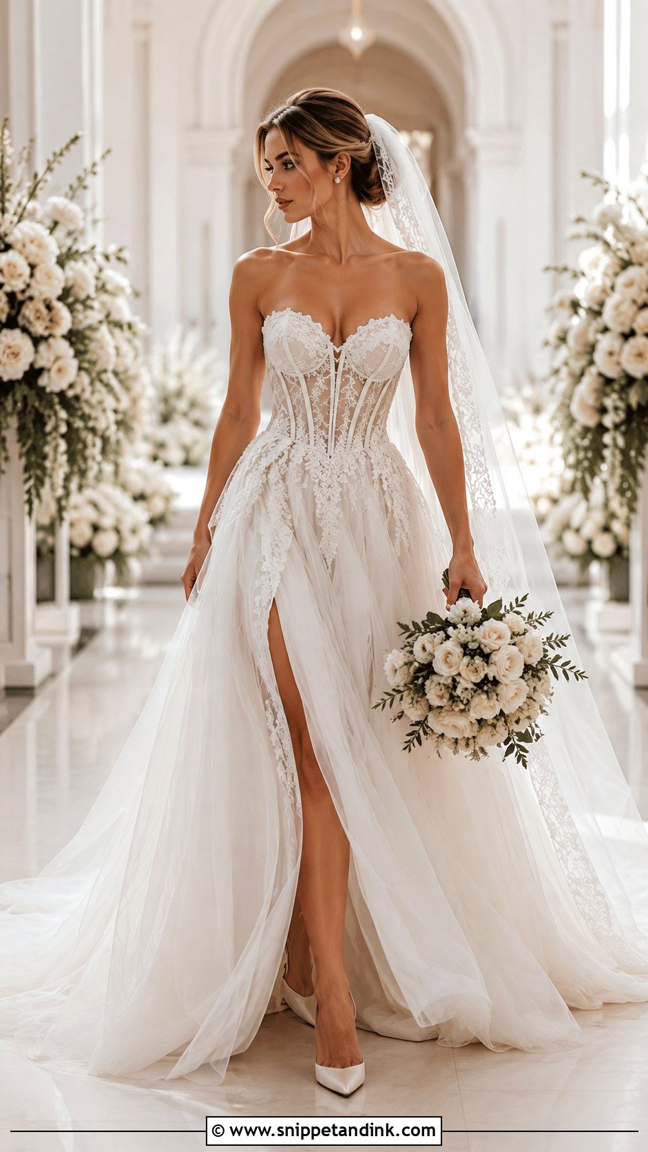 Romantic Corset Wedding Dress - Snippet and Ink - 20 Romantic Wedding Dresses