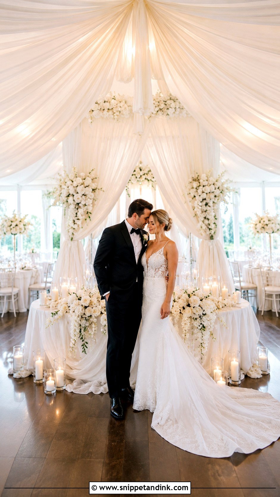 Romantic Draped Wedding - Snippet and Ink - 30 Fancy Wedding Ideas