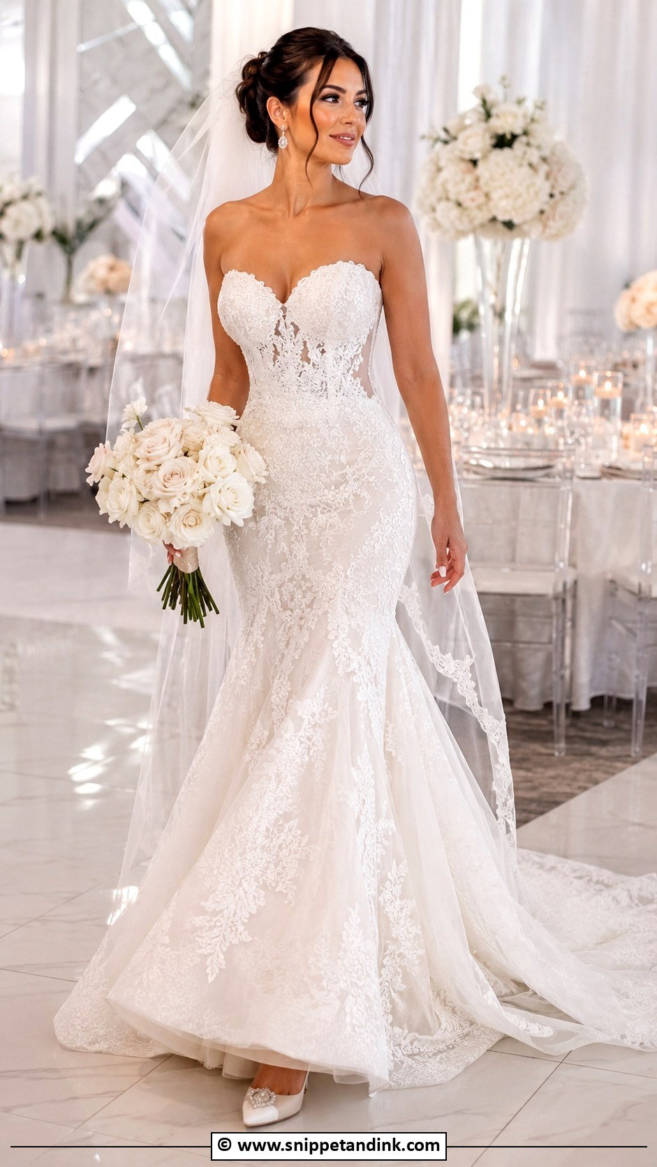 Romantic Mermaid Wedding Dress - Snippet and Ink - 30 Ethereal Wedding Dress Romantic Ideas