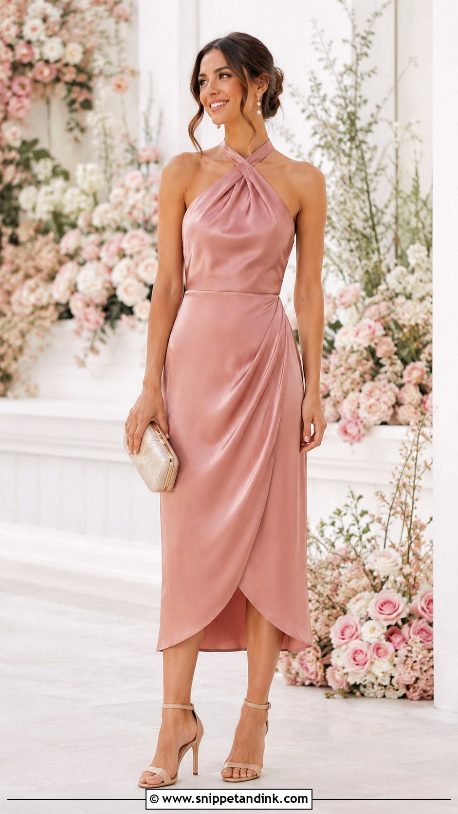 Romantic Pink Wedding Outfit - Snippet and Ink - 25 Aesthetic Wedding Outfits