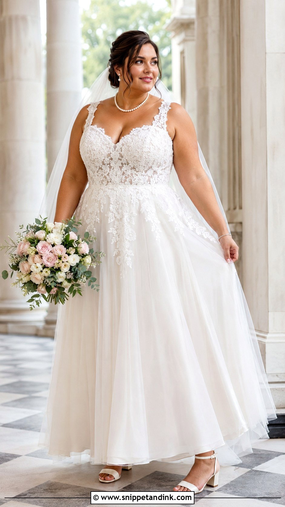 Romantic Plus Size Wedding Dress - Snippet and Ink - 20 Romantic Wedding Dresses