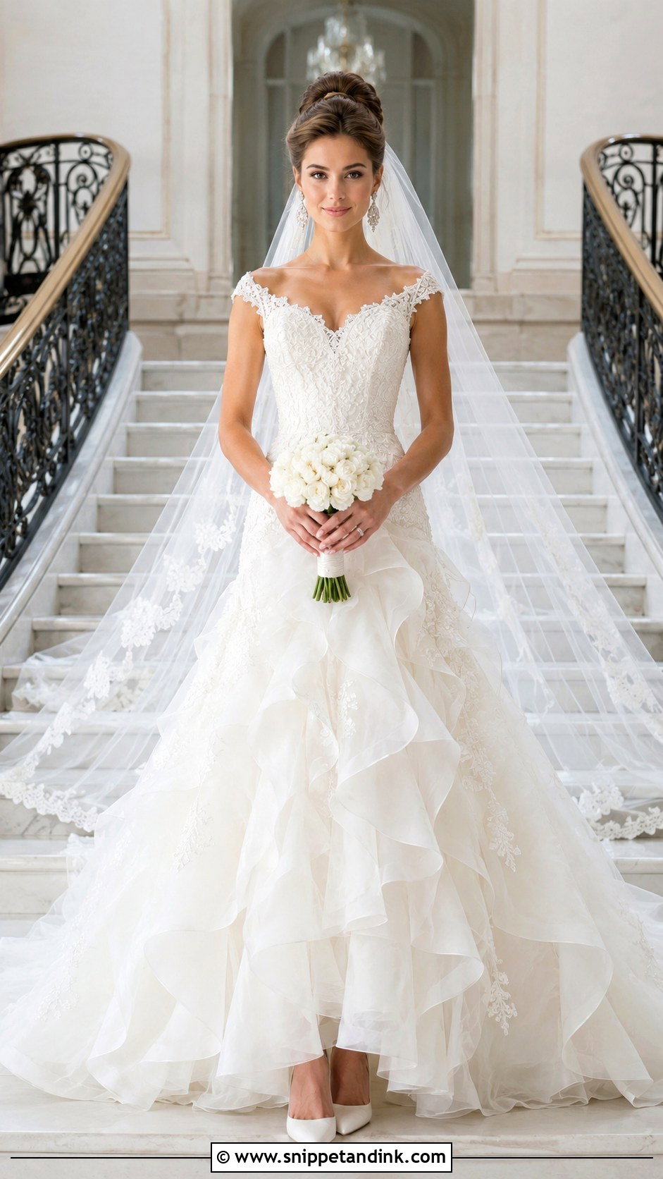 Romantic Princess Wedding Dress - Snippet and Ink - 20 Romantic Wedding Dresses