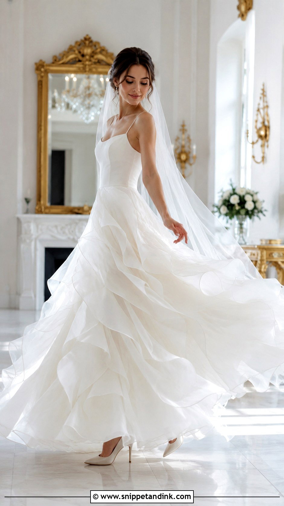 Romantic Ruffle Wedding Dress - Snippet and Ink - 20 Beautiful Wedding Dresses Fairytale