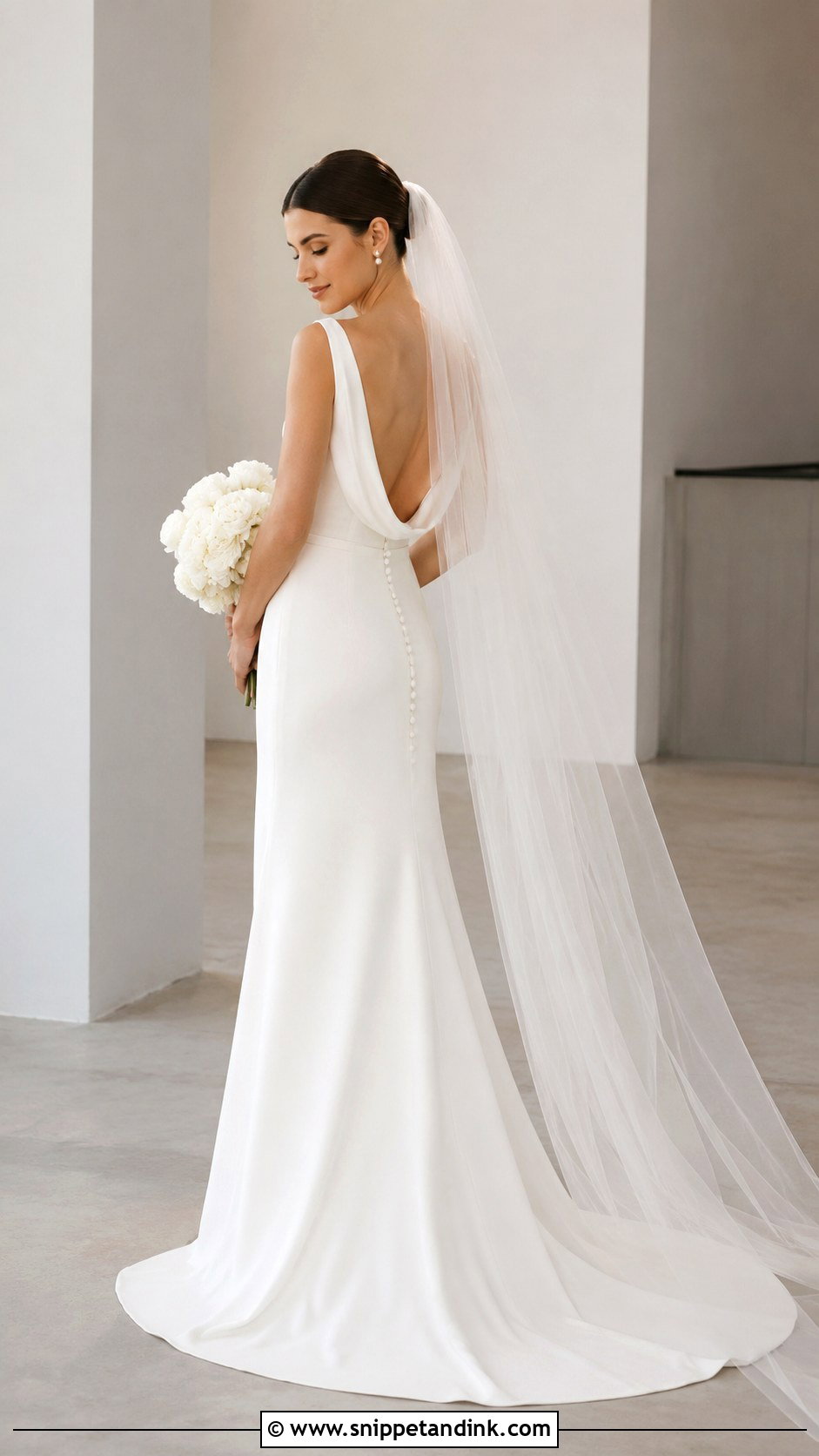 Romantic Simple Wedding Dress - Snippet and Ink - 20 Romantic Wedding Dresses