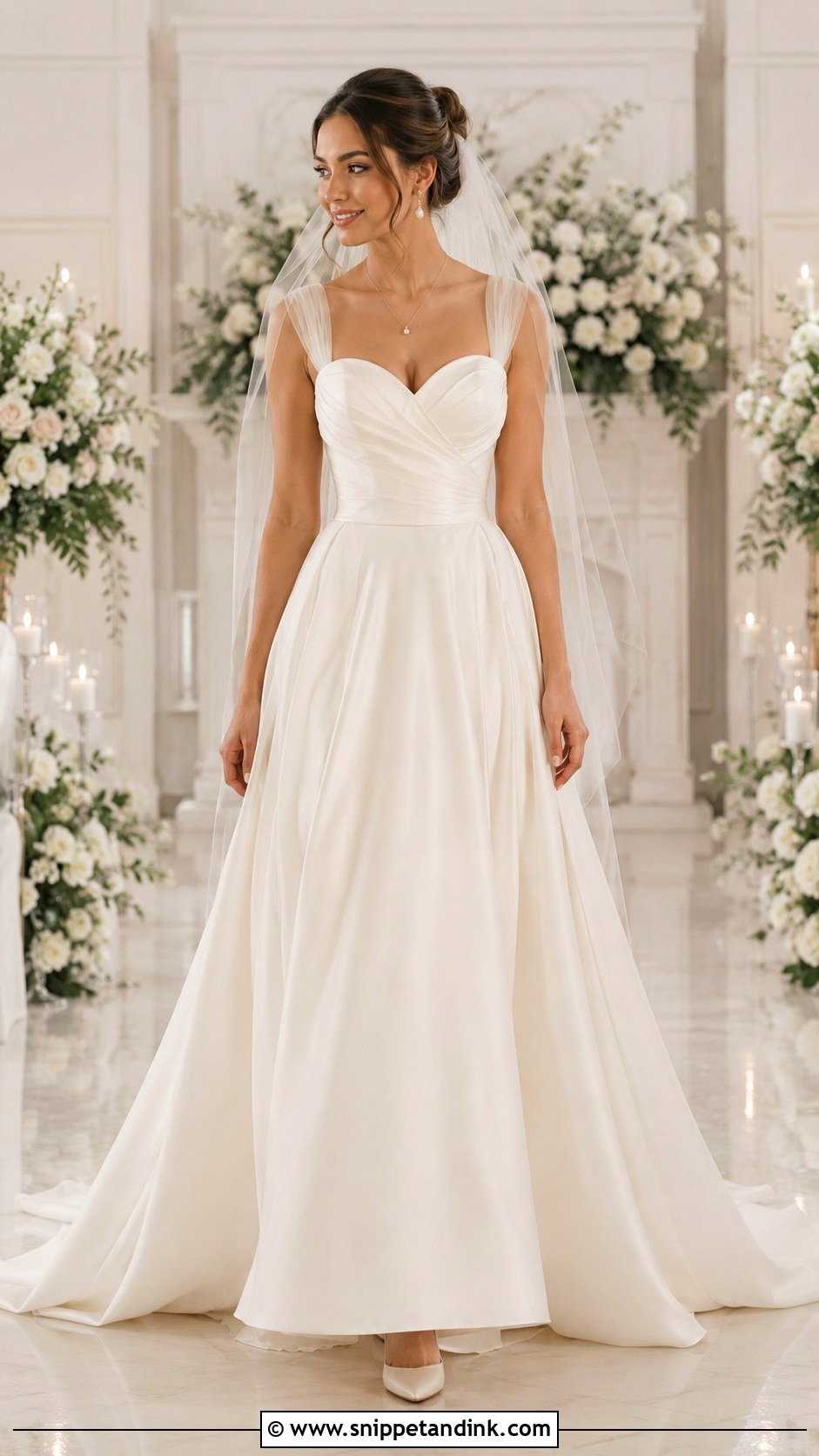 Romantic Sweetheart Neckline Wedding Dress - Snippet and Ink - 20 Romantic Wedding Dresses