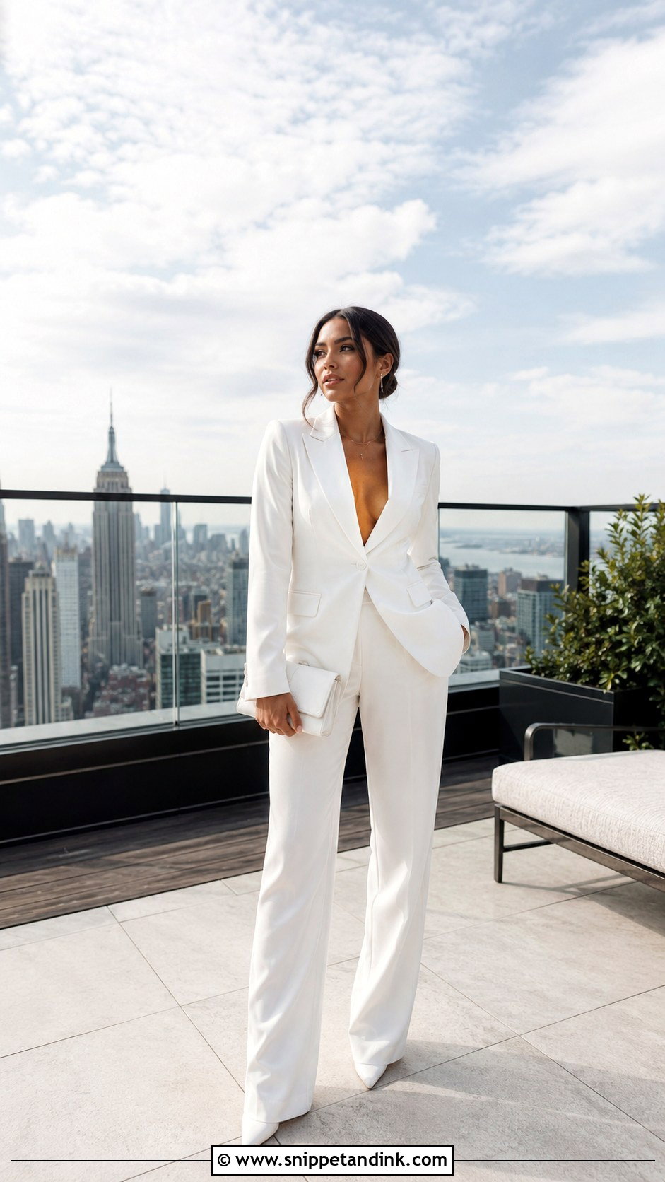 Rooftop Prenup Outfit - Snippet and Ink - 30 Prenup Outfit Ideas