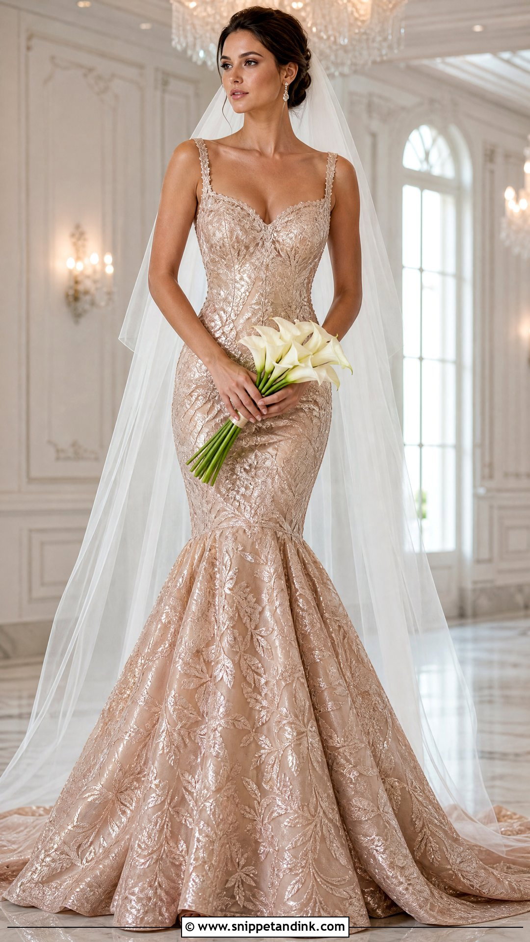 Rose Gold Mermaid Wedding Dress - Snippet and Ink - 20 Rose Gold Wedding Dress the Bride Ideas