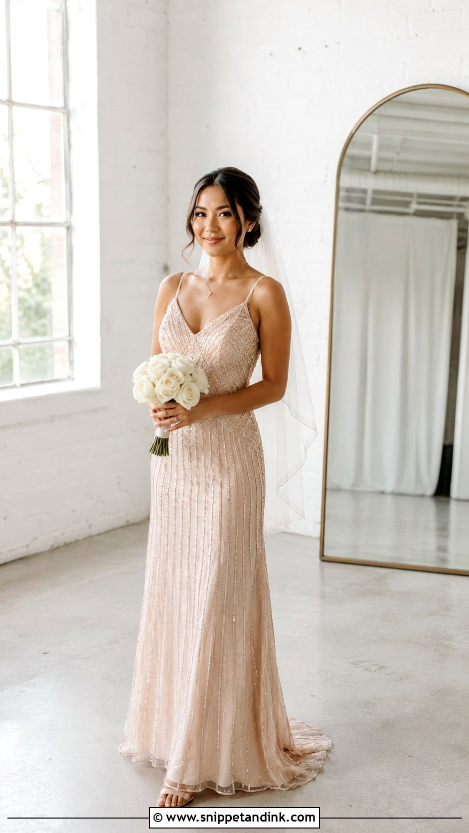 Rose Gold Petite Wedding Dress - Snippet and Ink - 25 Rose Gold Wedding Dress Ideas