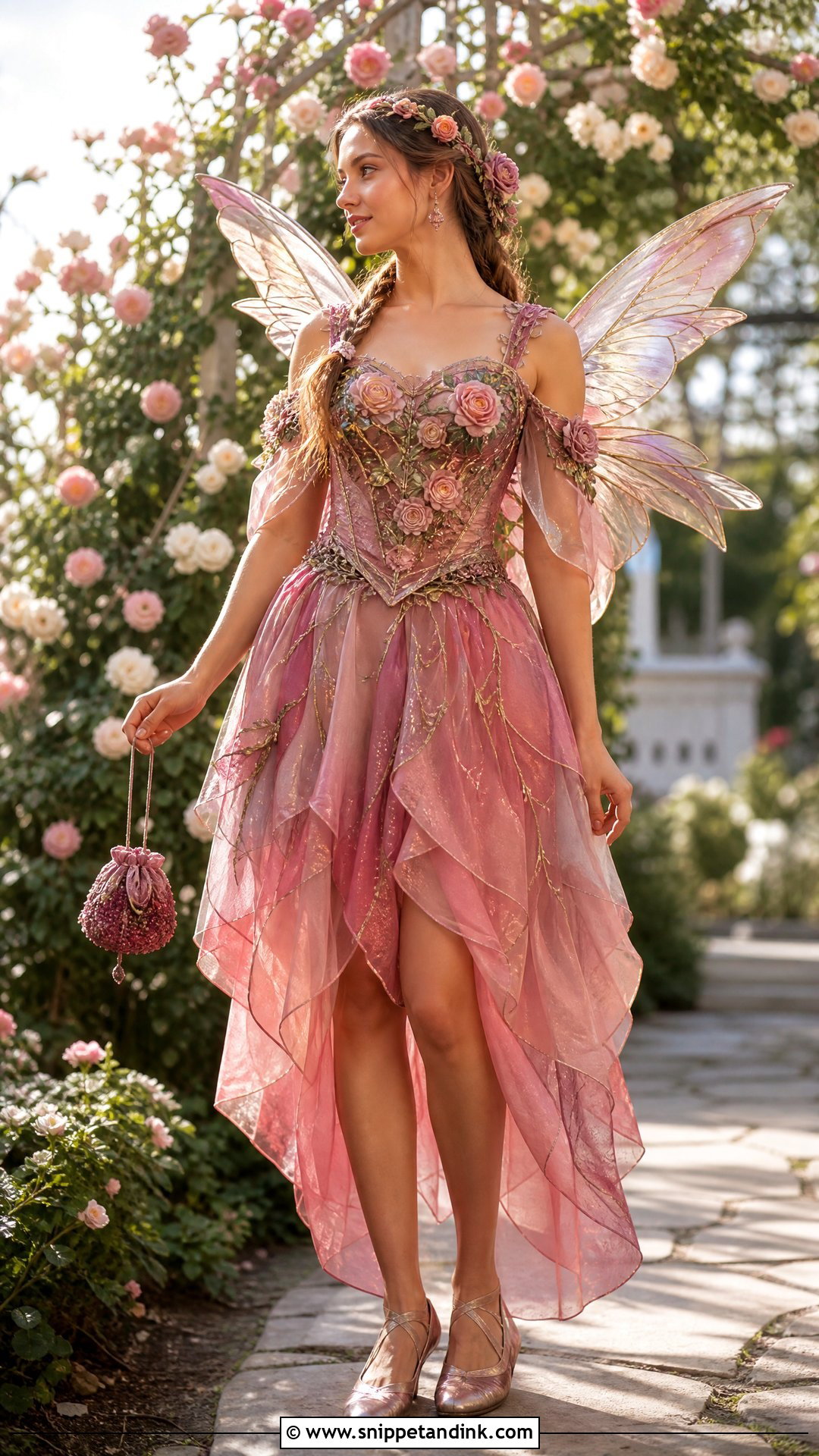 Rose Princess Fairy Dress - Snippet and Ink - 20 Rose Princess Dress Ideas