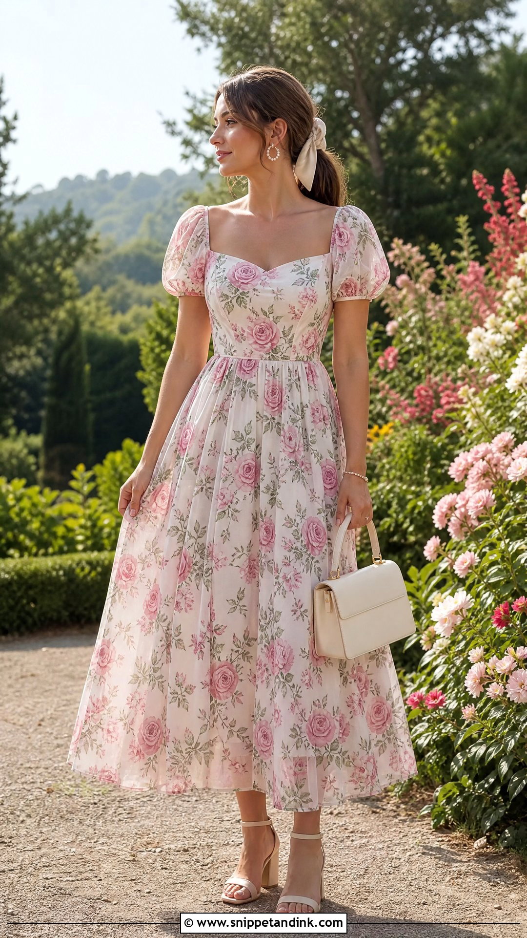 Rose Princess Garden Party Dress - Snippet and Ink - 20 Rose Princess Dress Ideas