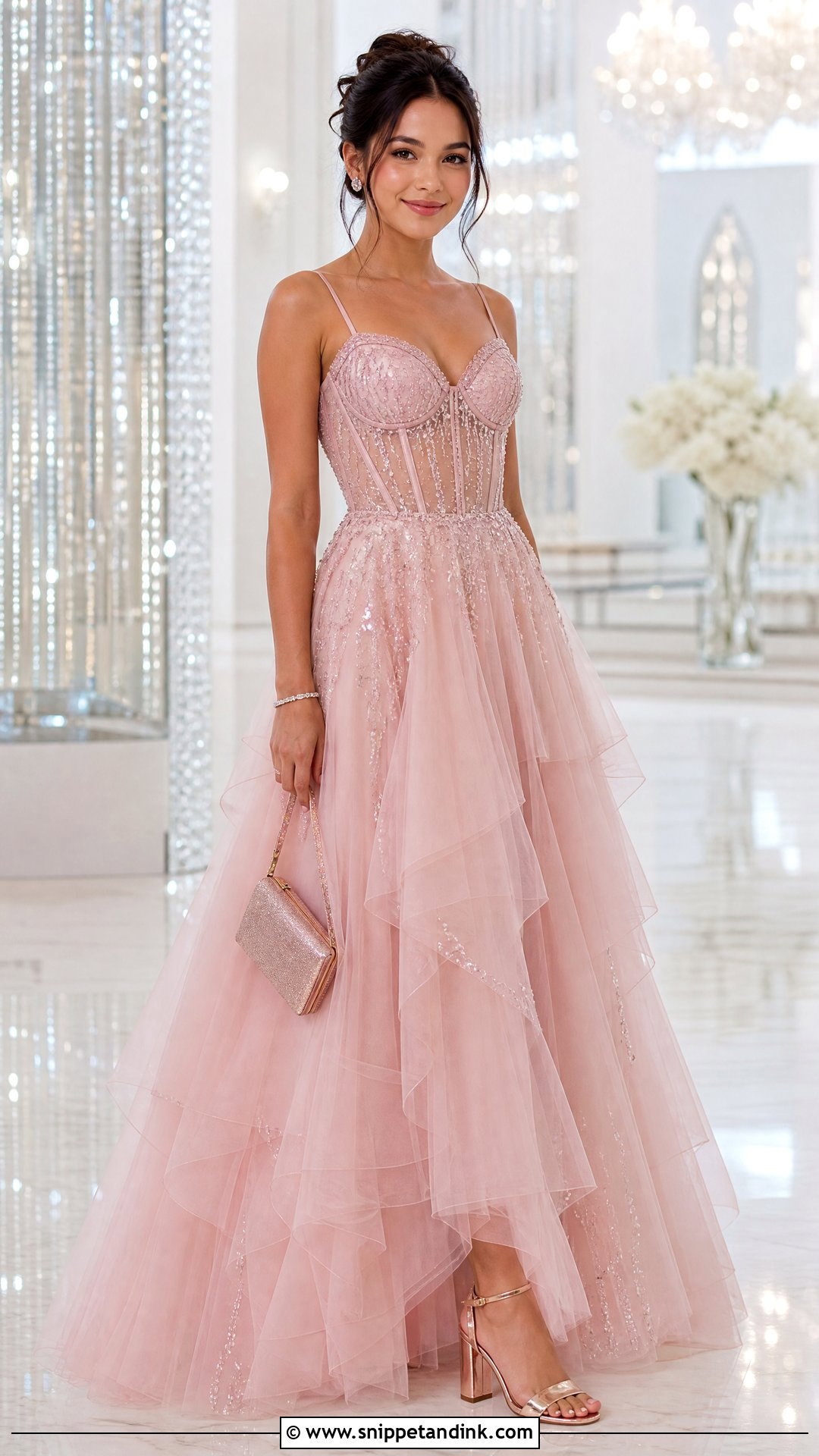 Rose Princess Prom Dress - Snippet and Ink - 20 Rose Princess Dress Ideas
