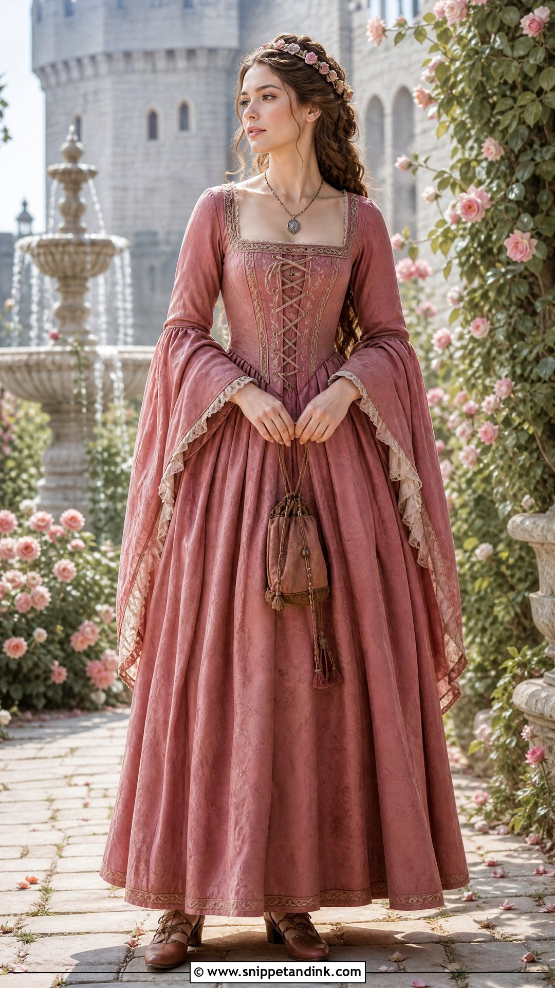 Rose Princess Renaissance Dress - Snippet and Ink - 20 Rose Princess Dress Ideas
