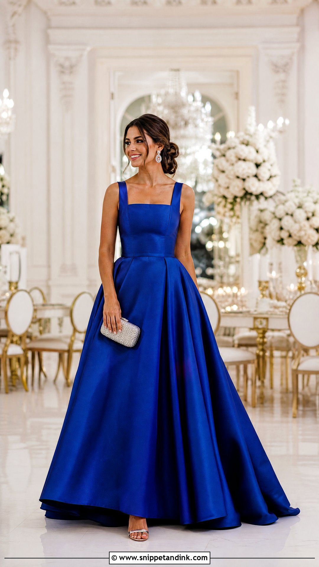 Royal Blue Ball Gown - Snippet and Ink - 25 Royal Blue Wedding Dress Ideas