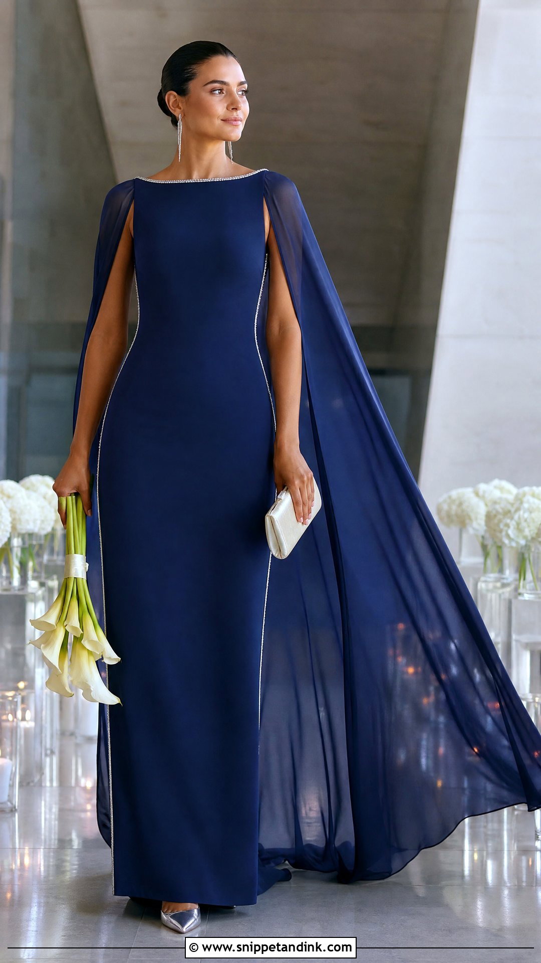 Royal Blue Cape Wedding Dress - Snippet and Ink - 20 Royal Blue Wedding Dress the Bride Ideas