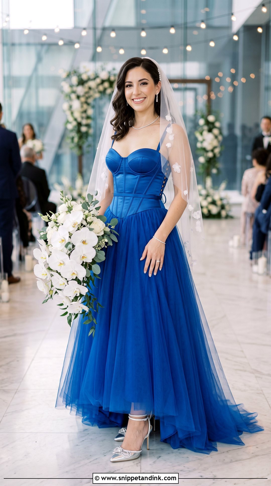 Royal Blue Corset Wedding Dress - Snippet and Ink - 20 Royal Blue Wedding Dress the Bride Ideas