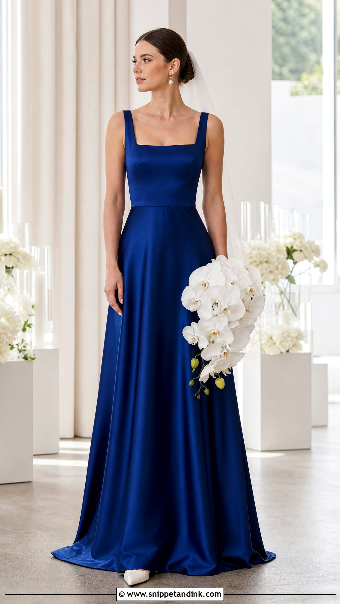 Royal Blue Satin Wedding Dress - Snippet and Ink - 20 Royal Blue Wedding Dress the Bride Ideas
