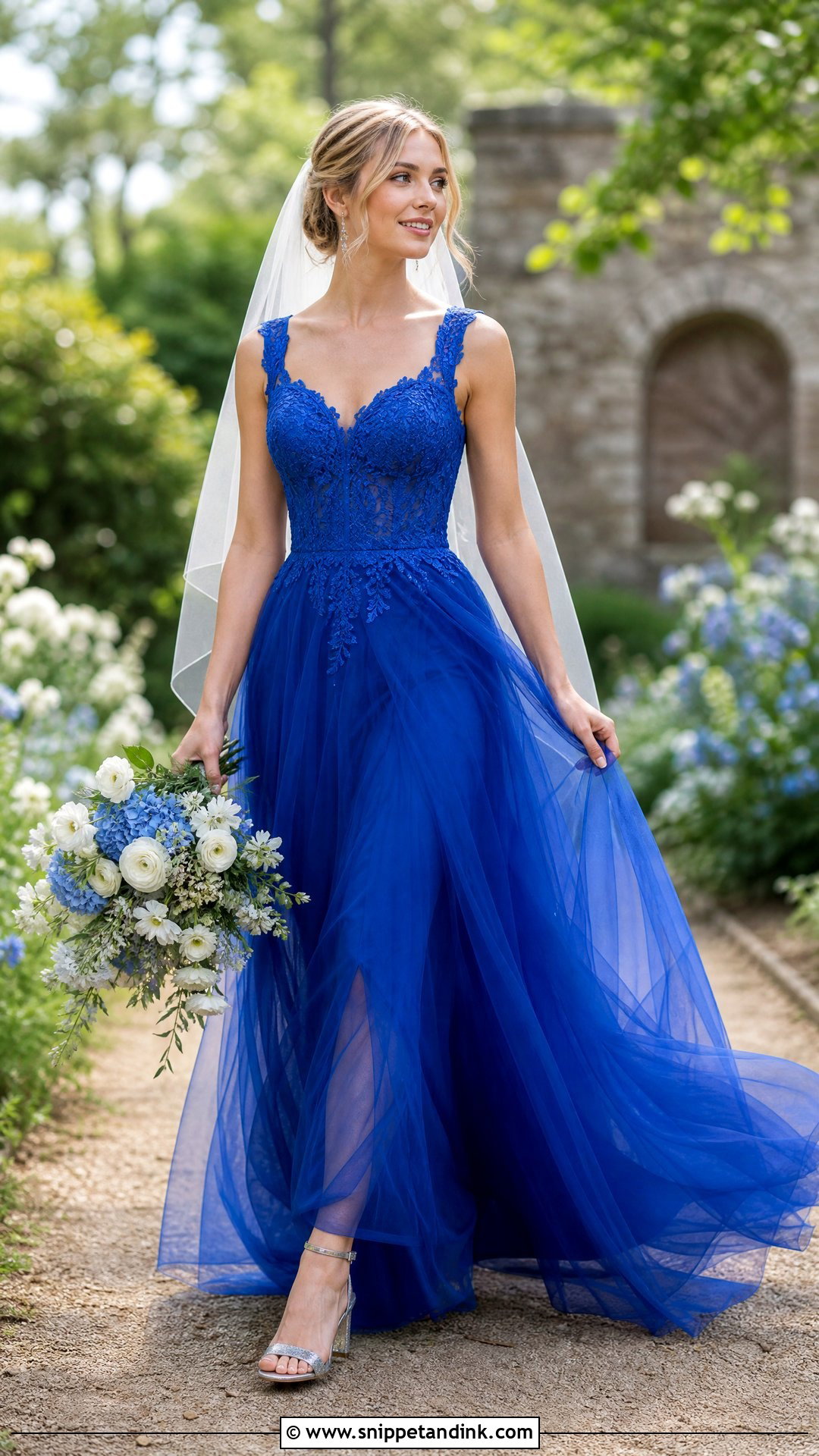 Royal Blue Tulle Wedding Dress - Snippet and Ink - 20 Royal Blue Wedding Dress the Bride Ideas