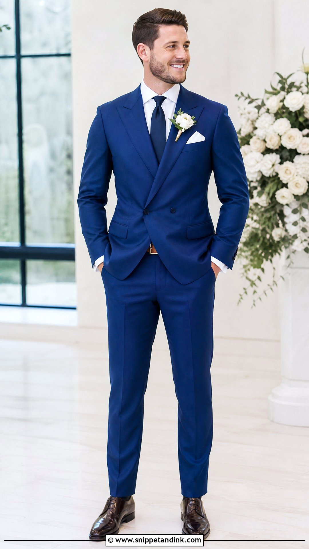 Royal Blue Wedding Suit - Snippet and Ink - 20 Wedding Husband Suit Ideas