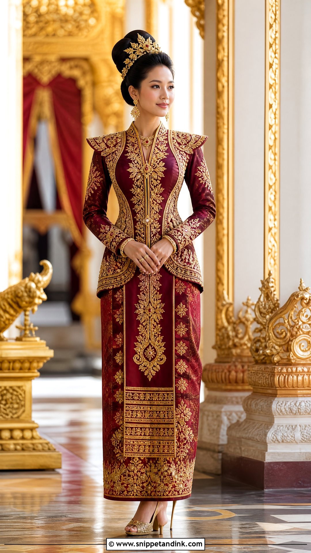 Royal Burmese Wedding Dress - Snippet and Ink - 25 Burmese Wedding Dress Ideas
