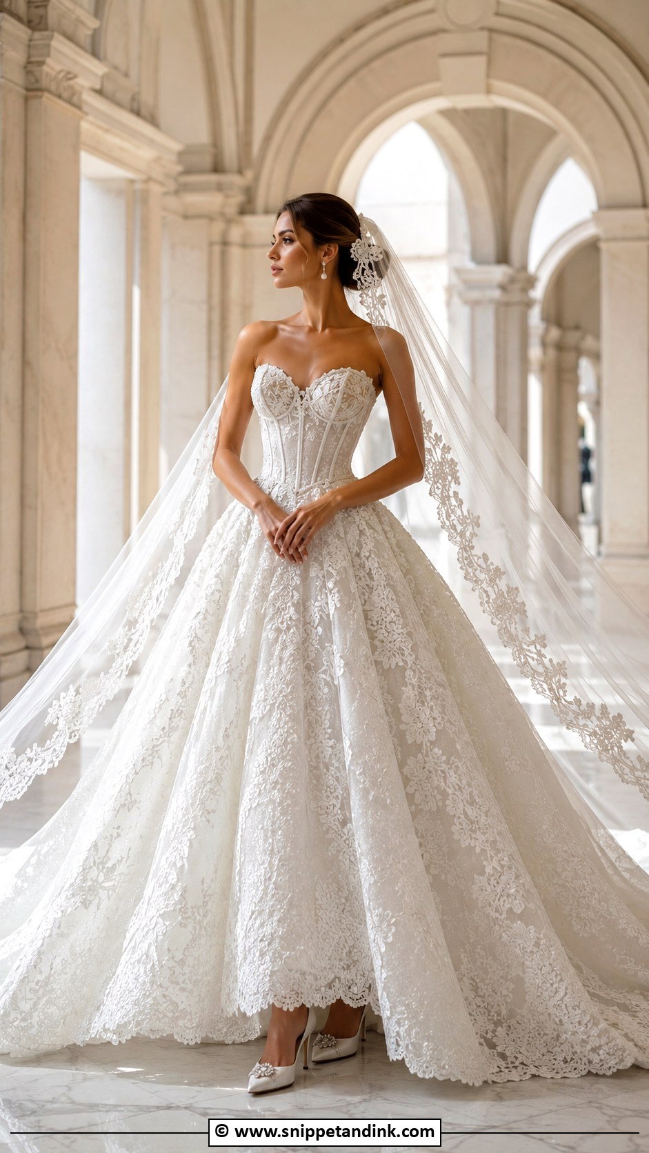 Royal Corset Wedding Dress - Snippet and Ink - 35 Royal Wedding Dress Ideas