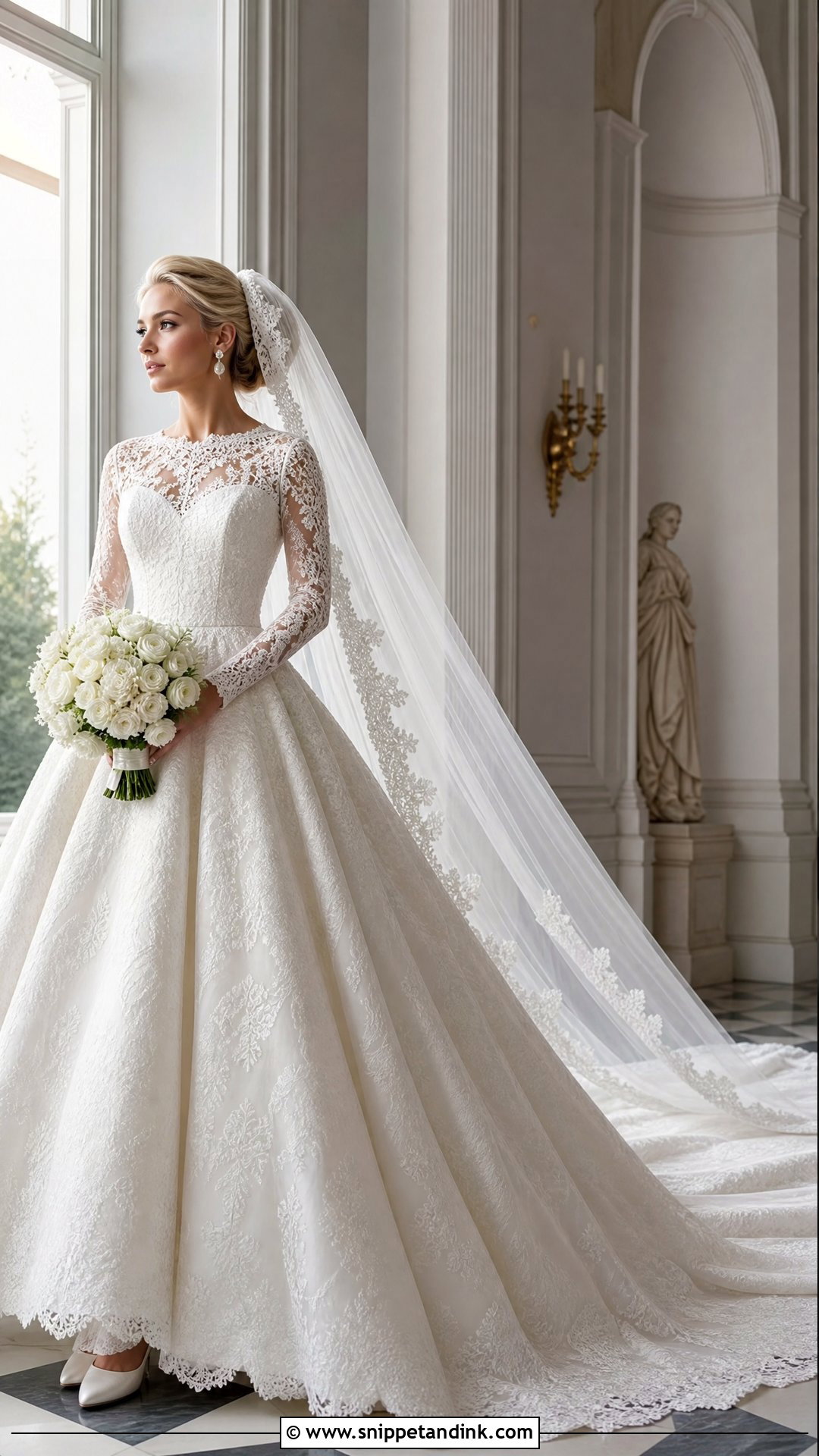 Royal Lace Wedding Dress - Snippet and Ink - 25 Expensive Wedding Dress Ideas