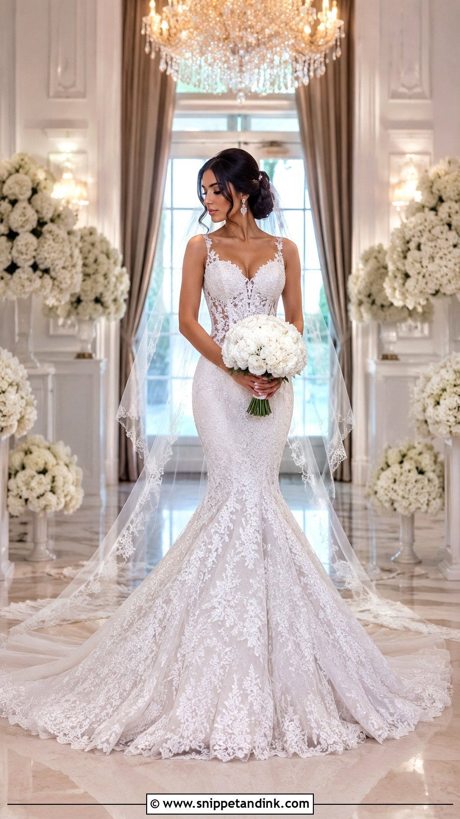 Royal Mermaid Wedding Dress - Snippet and Ink - 25 Royalty Wedding Dress Ideas