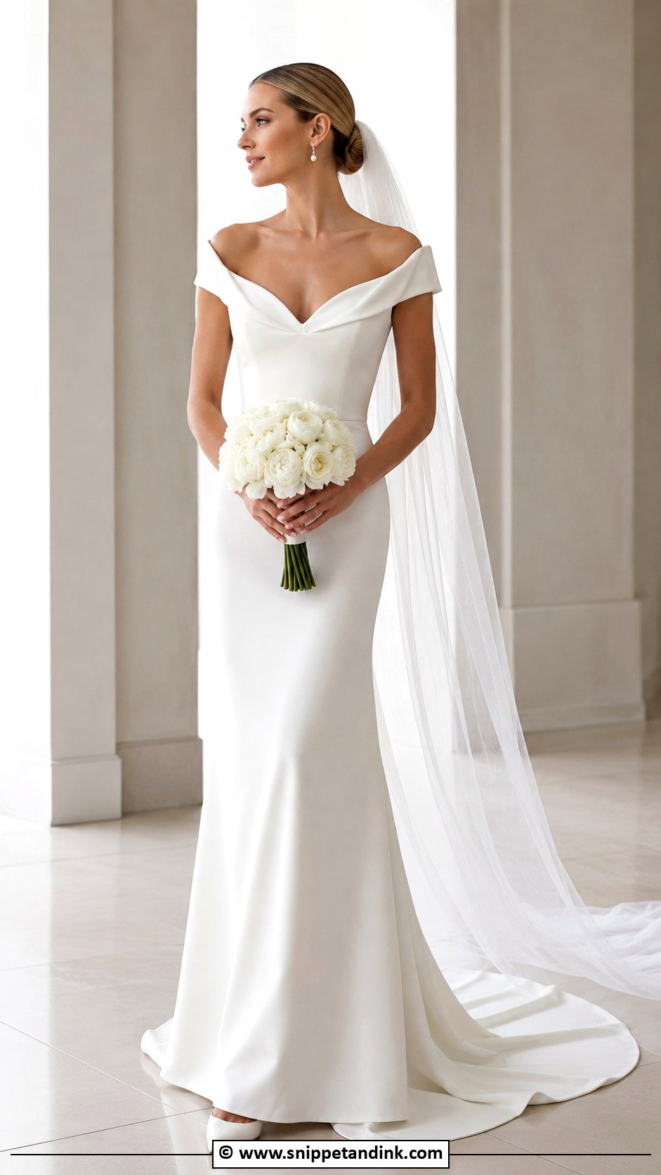 Royal Minimalist Wedding Dress - Snippet and Ink - 35 Royal Wedding Dress Ideas