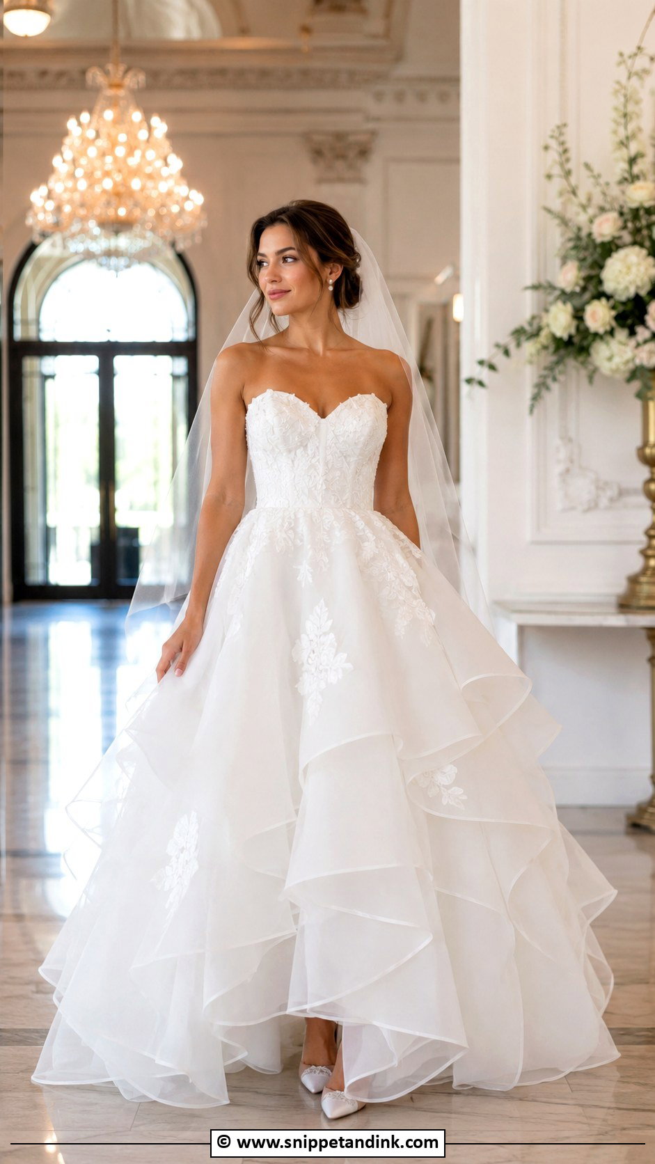 Royal Organza Wedding Dress - Snippet and Ink - 35 Royal Wedding Dress Ideas