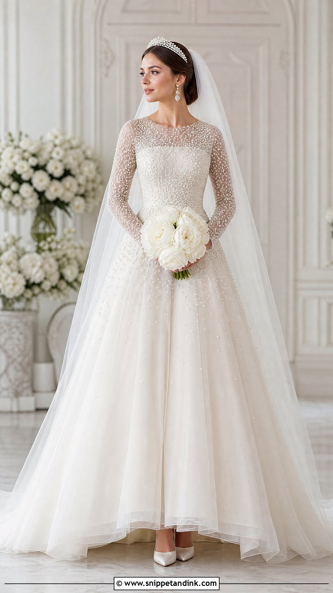 Royal Pearl Wedding Dress - Snippet and Ink - 20 Royal Wedding Dress Royalty Ideas