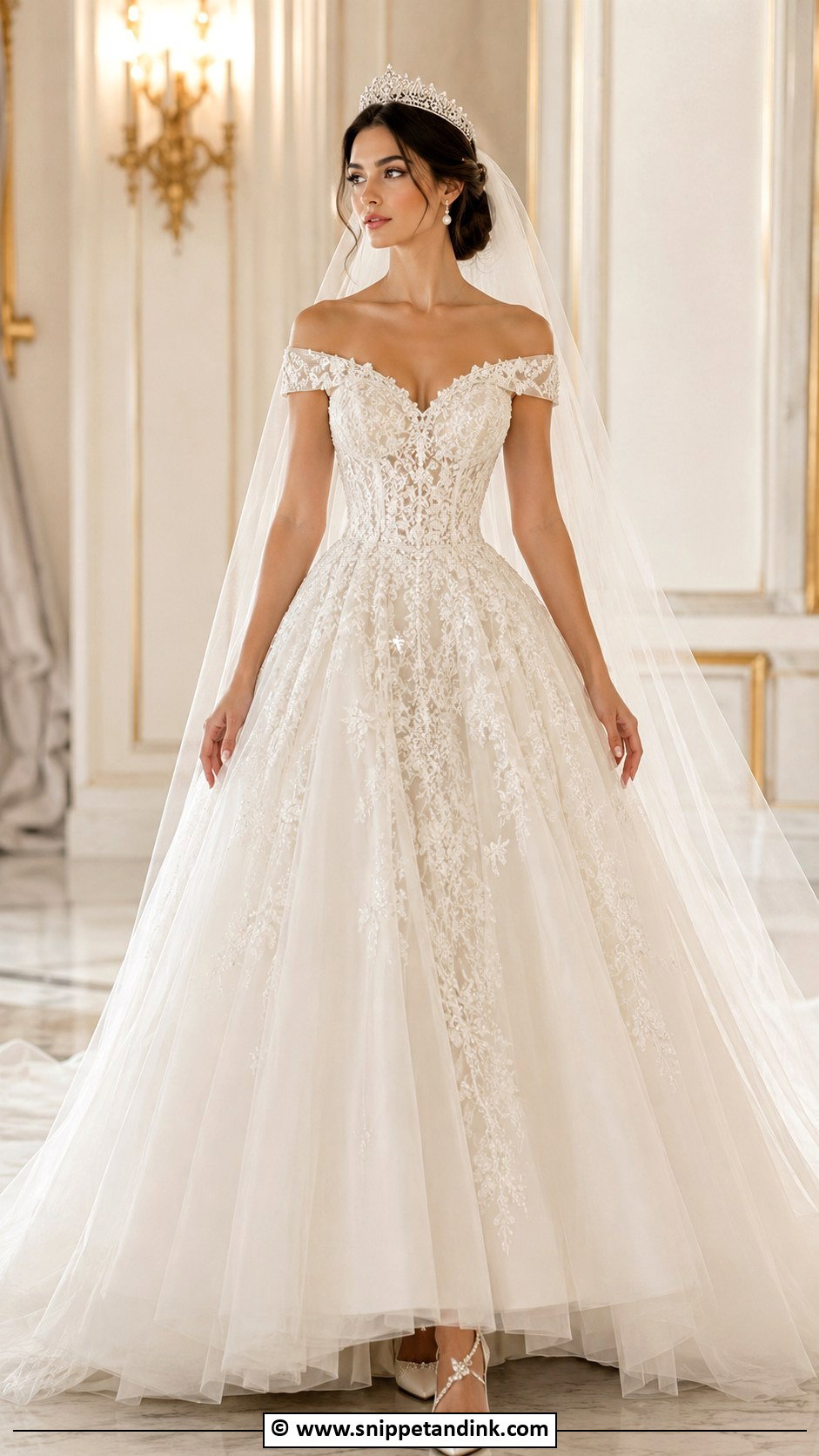 Royal Princess Wedding Dress - Snippet and Ink - 35 Royal Wedding Dress Ideas