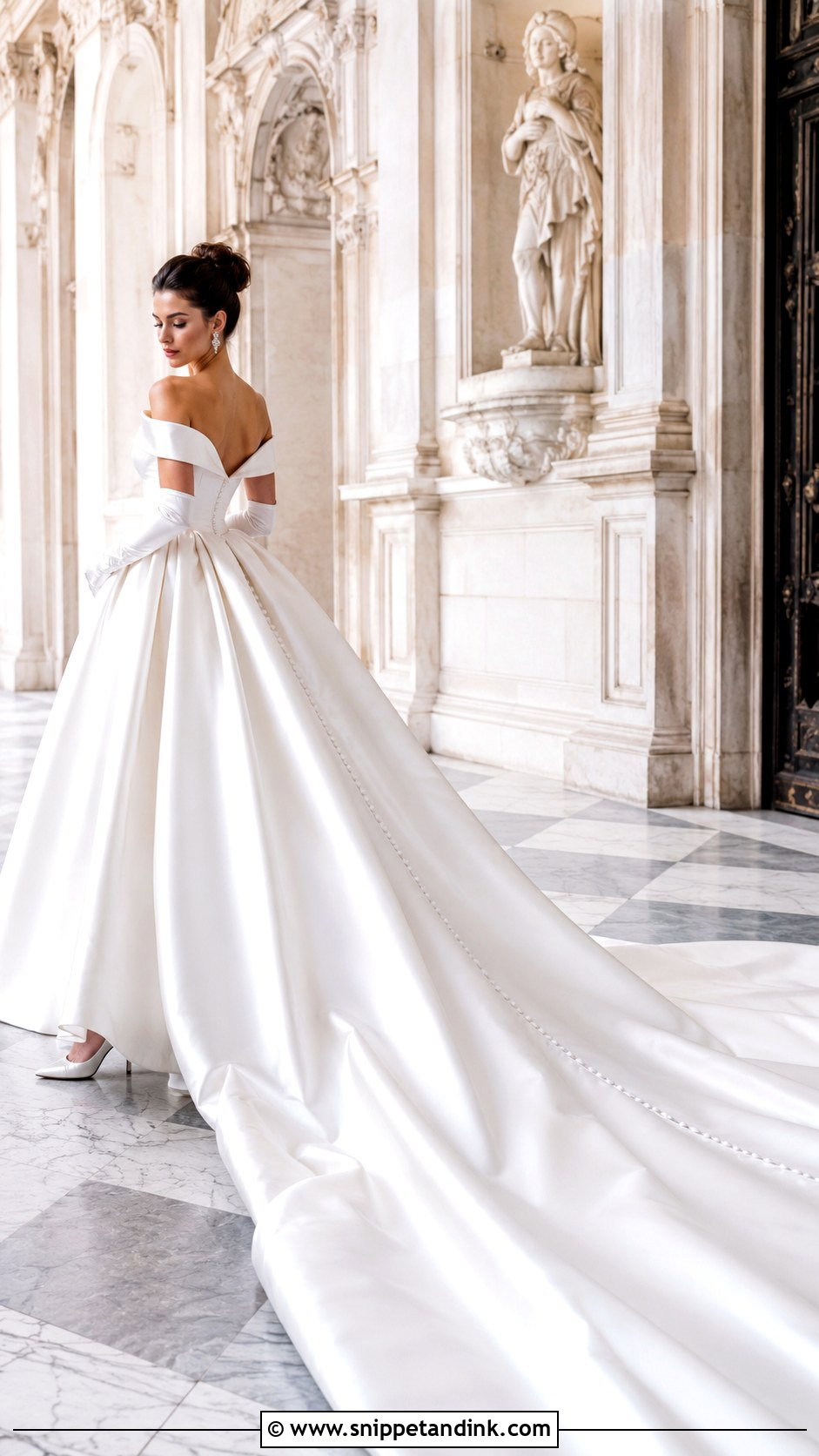 Royal Train Wedding Dress - Snippet and Ink - 25 Wedding Dress Train Ideas