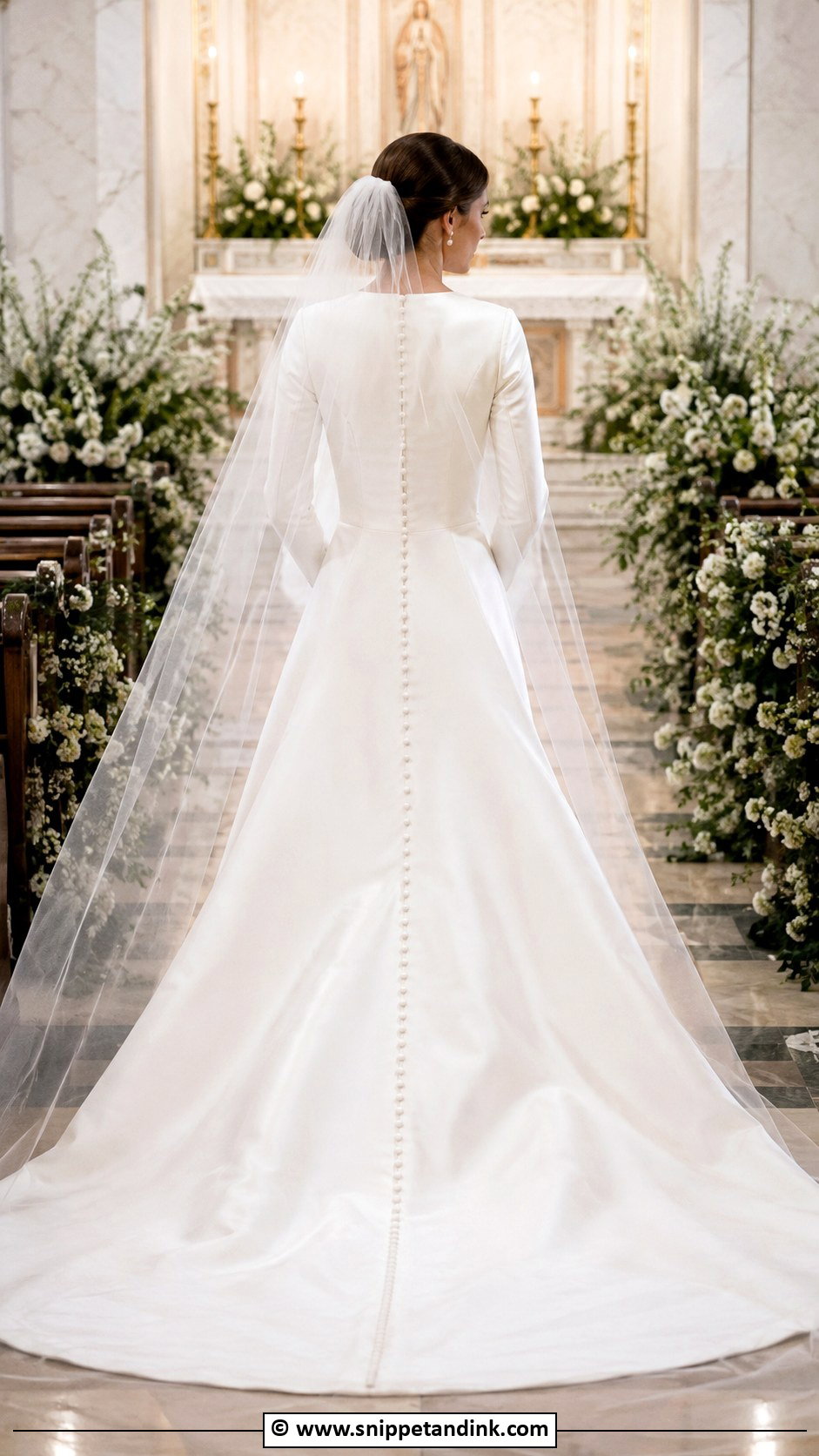 Royal Wedding Dress With Button Back - Snippet and Ink - 35 Royal Wedding Dress Ideas