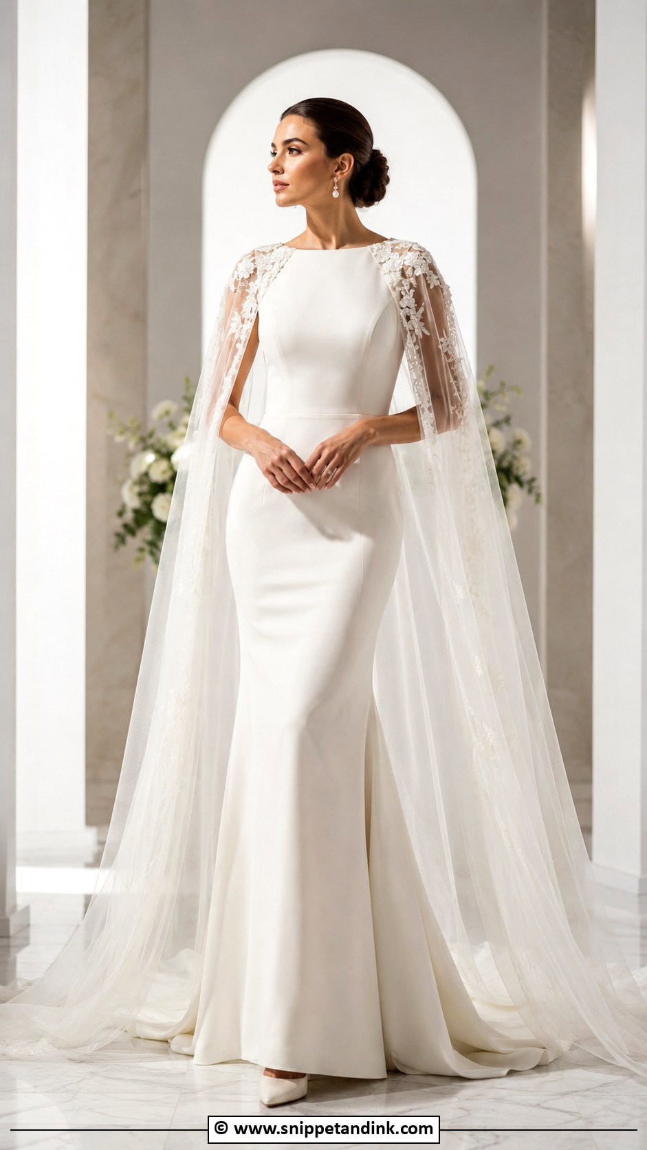 Royal Wedding Dress With Cape - Snippet and Ink - 35 Royal Wedding Dress Ideas