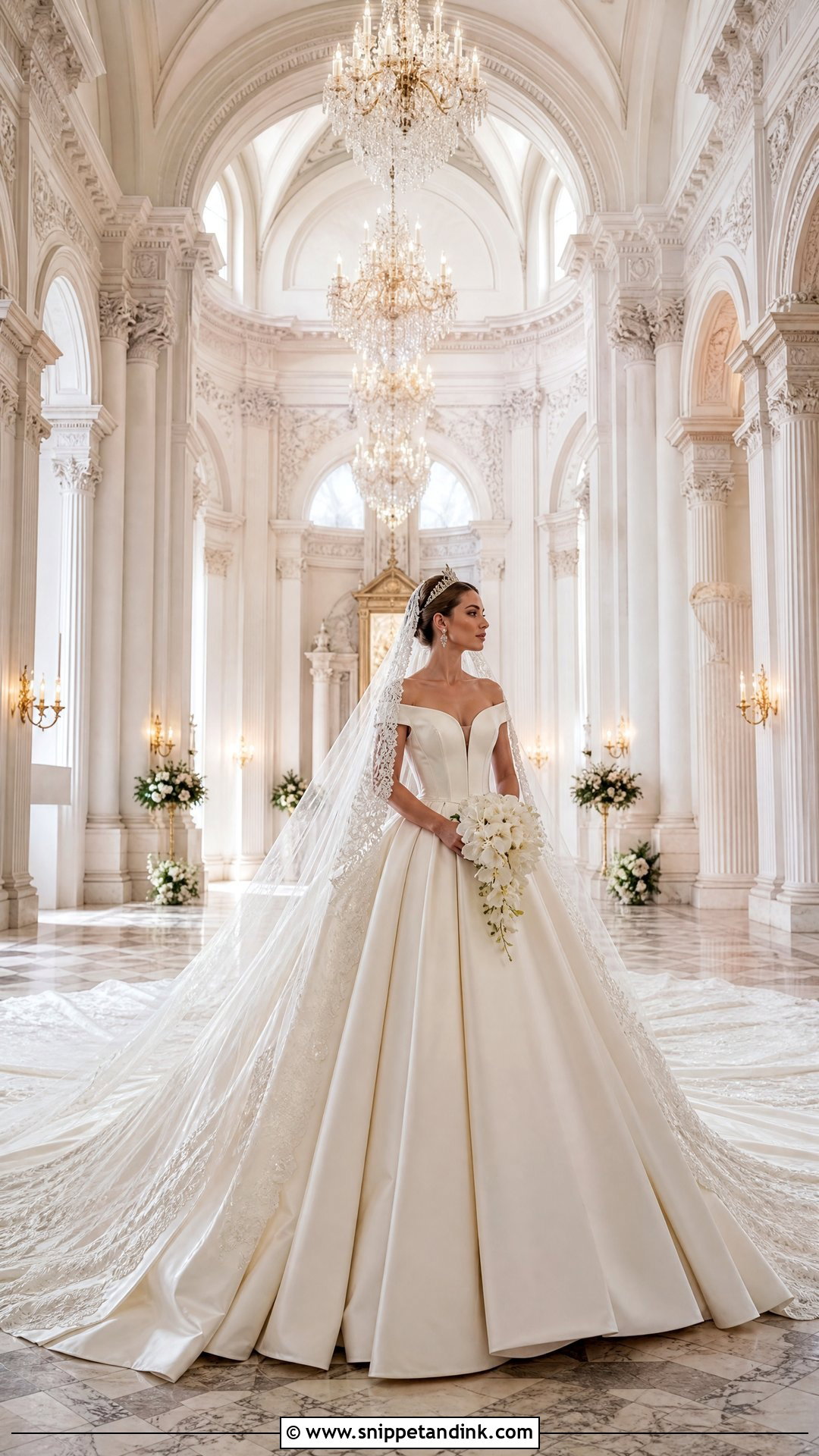 Royal Wedding Dress With Monarch Train - Snippet and Ink - 25 Wedding Dress with Train Ideas