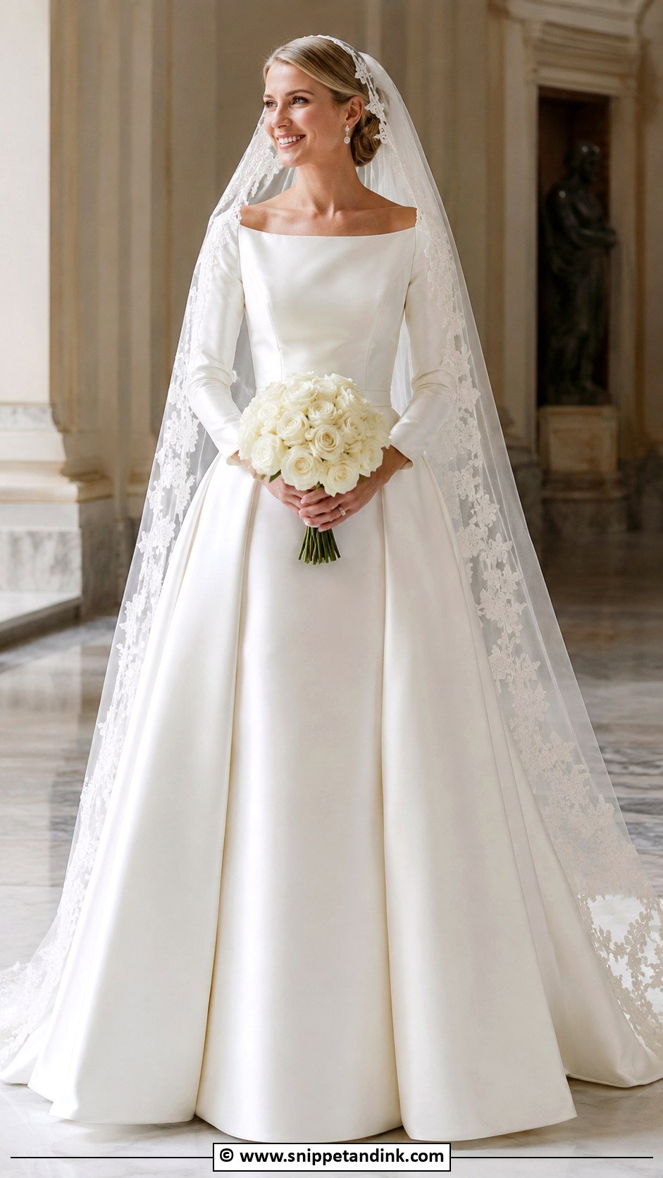 Royal Wedding Dress With Veil - Snippet and Ink - 35 Royal Wedding Dress Ideas