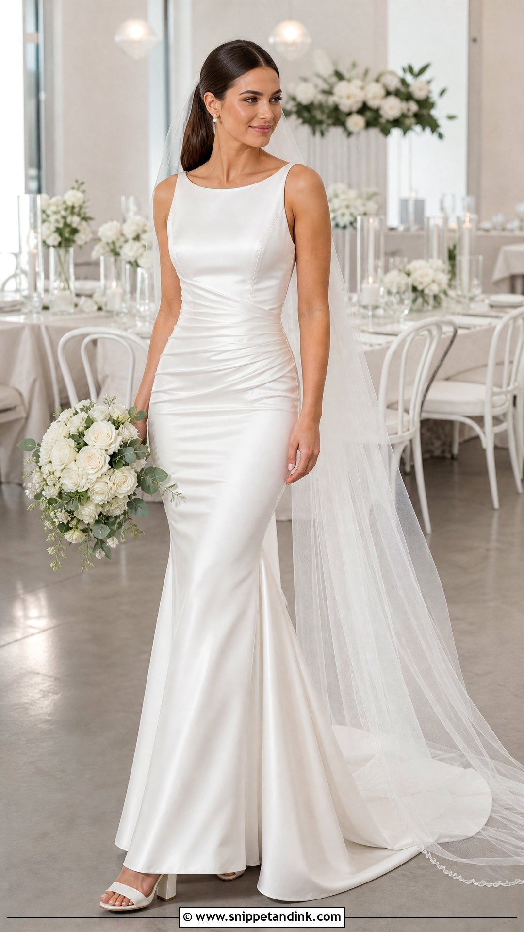 Ruched Mermaid Wedding Dress - Snippet and Ink - 25 Simple Mermaid Wedding Dress Ideas