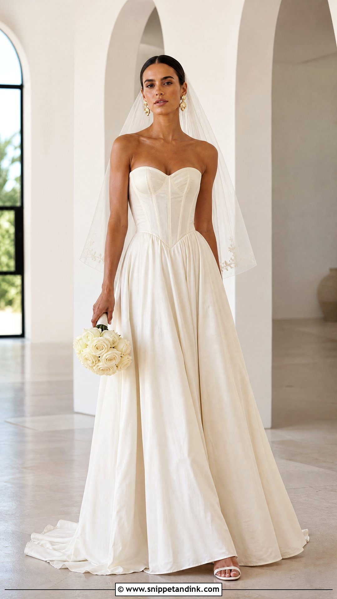 Rue De Seine Strapless Corset Wedding Dress - Snippet and Ink - 25 Rue De Seine Wedding Dress Ideas