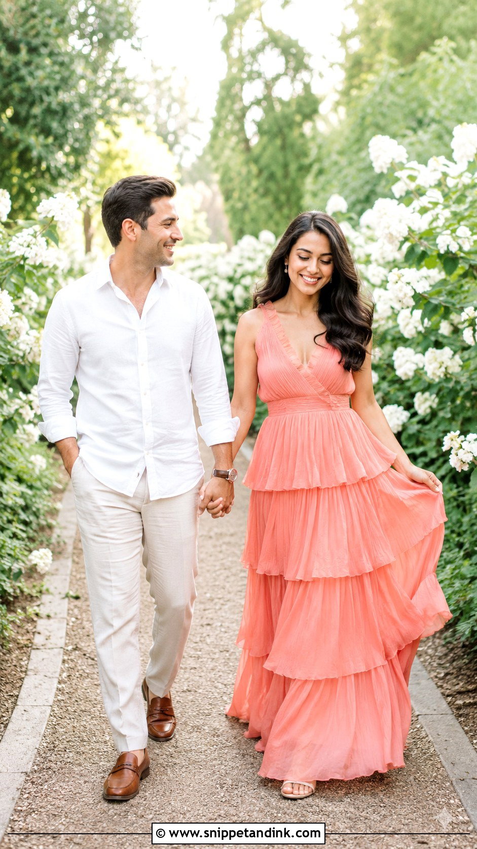 Ruffle Dress Pre Wedding Shoot - Snippet and Ink - 25 Pre Wedding Shoot Dress Ideas