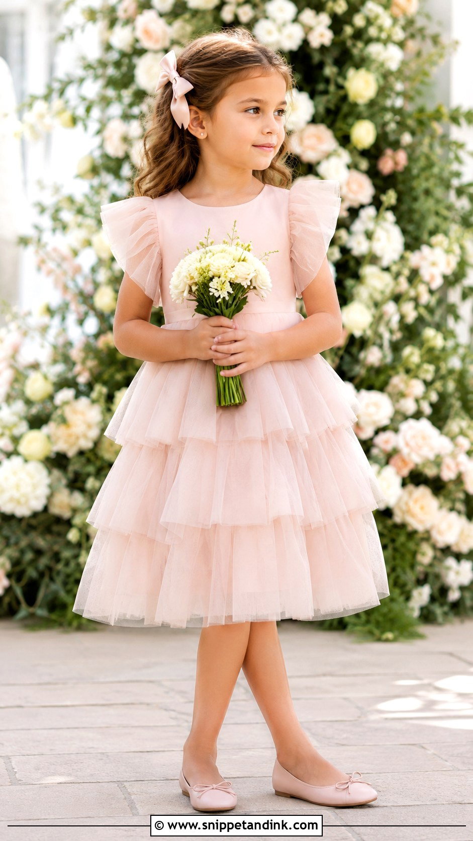 Ruffle Flower Girl Dress - Snippet and Ink - 25 Wedding Dress for Girls Ideas