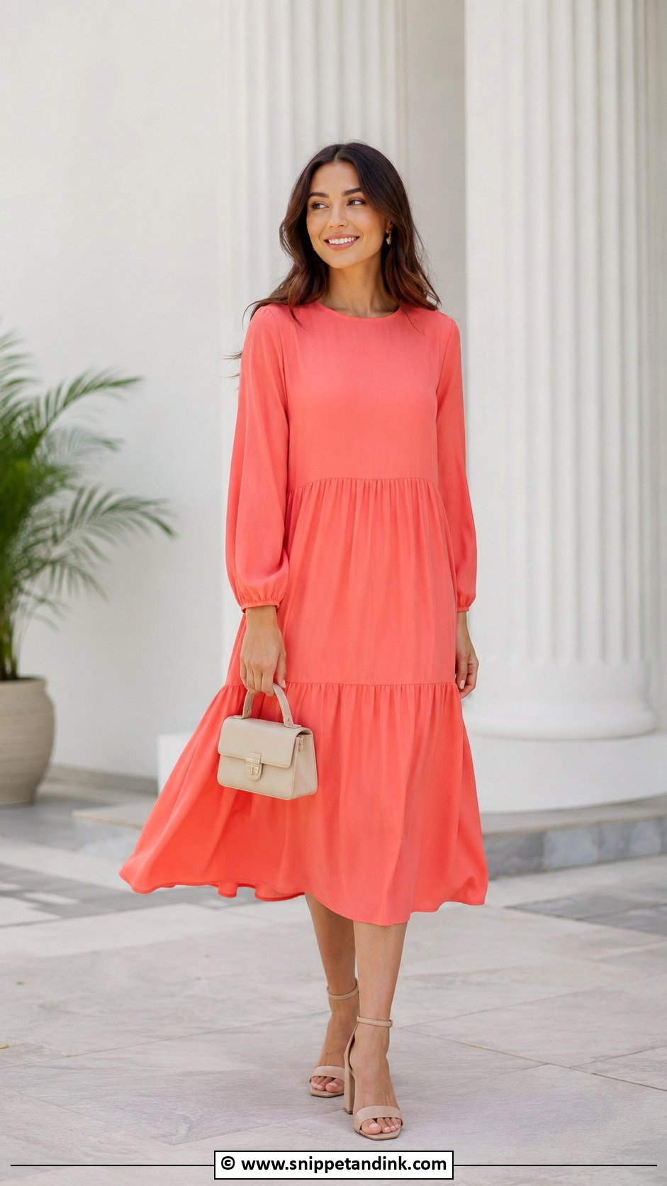 Ruffle Free Gown Outfit - Snippet and Ink - 30 Free Gown Ideas