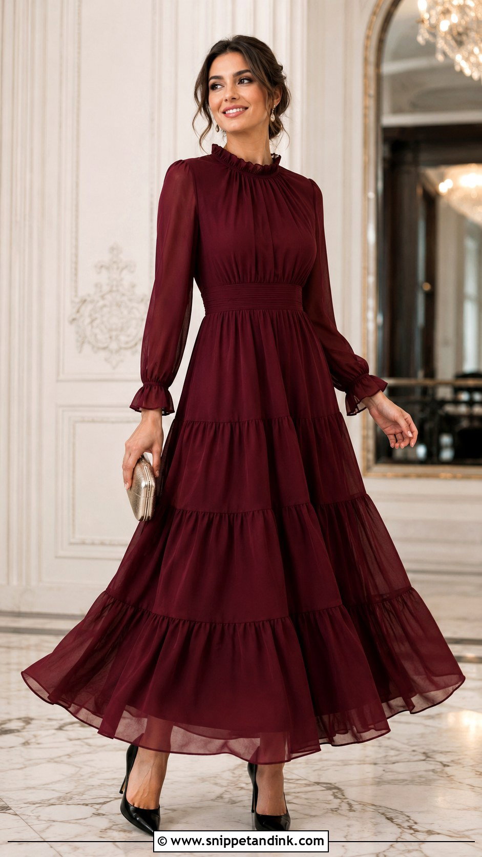 Ruffle Frock Gown - Snippet and Ink - 20 Froks with Gown Ideas