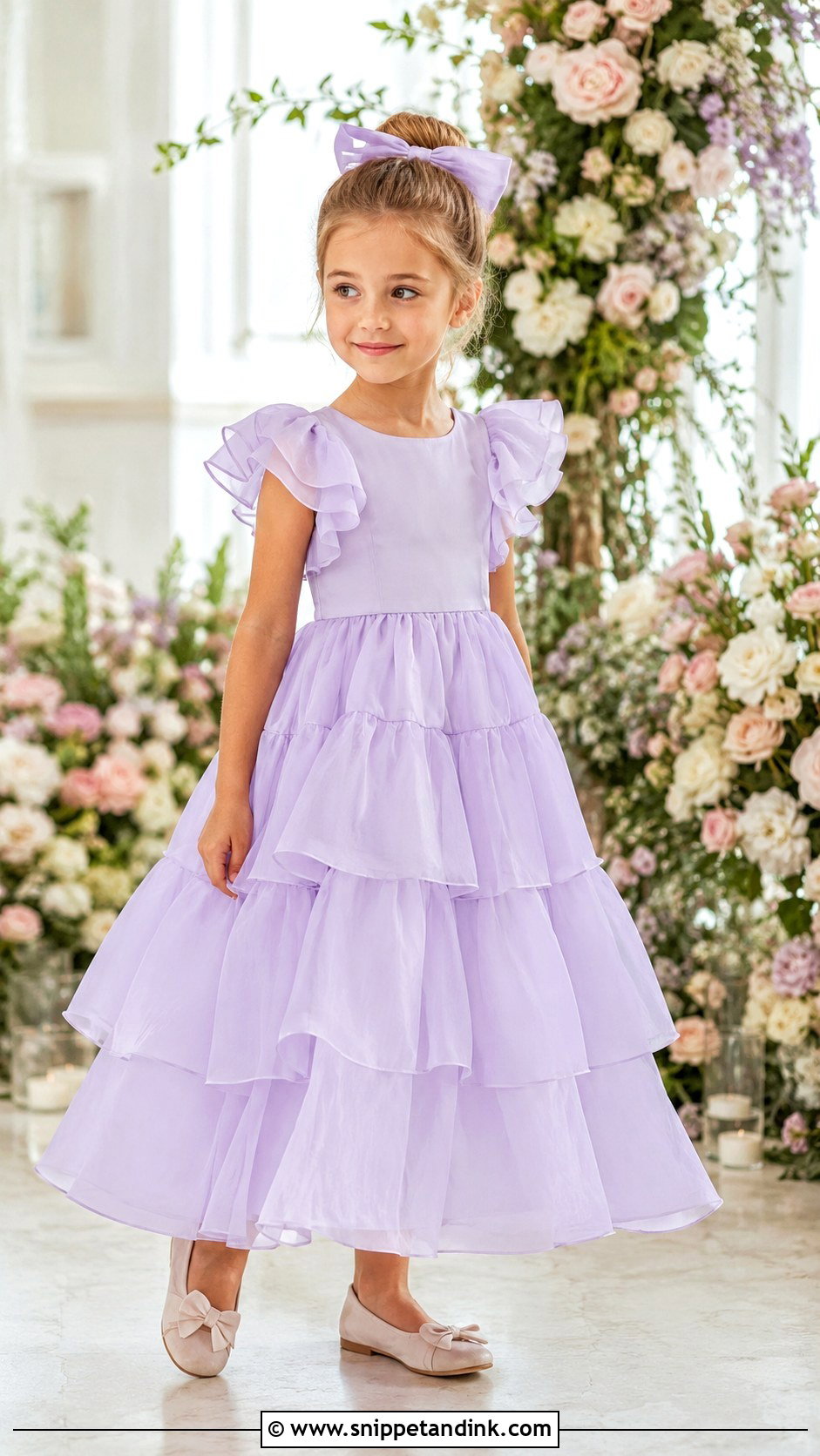 Ruffle Girls Wedding Dress - Snippet and Ink - 25 Girls Wedding Dresses