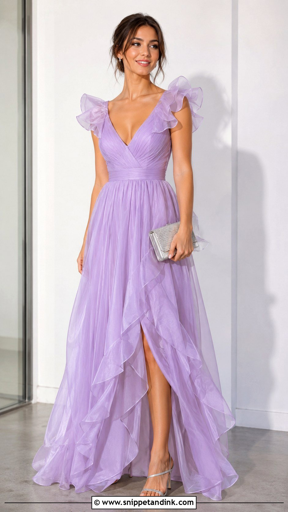 Ruffle Gown Design - Snippet and Ink - 25 Gowns Designs