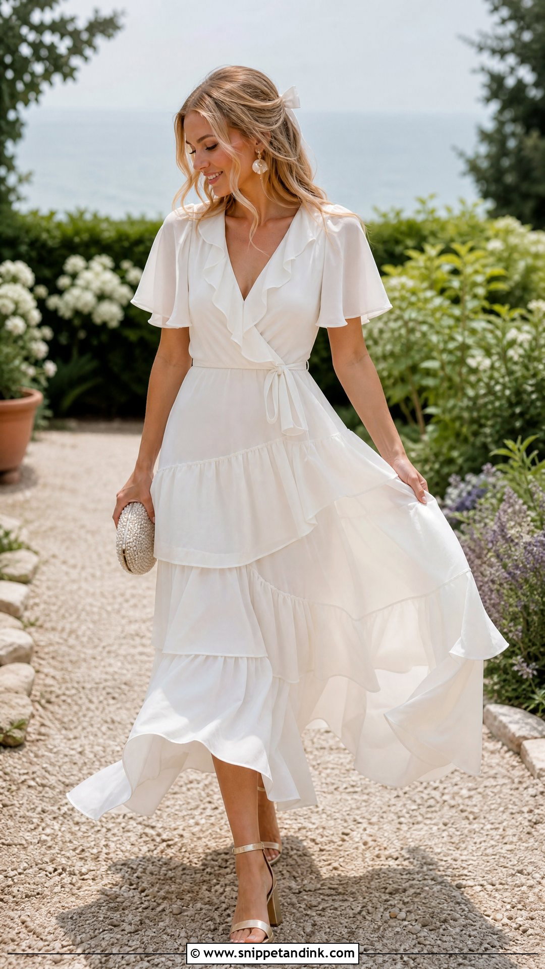 Ruffle Indie Wedding Dress - Snippet and Ink - 25 Indie Wedding Dress Ideas