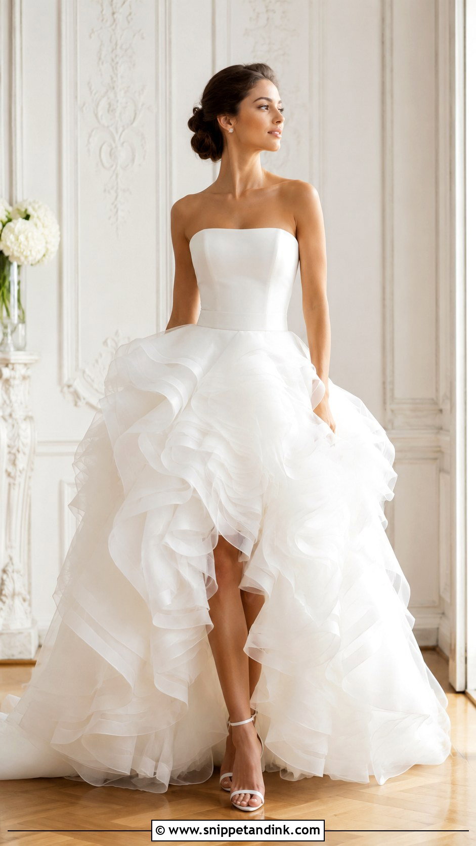 Ruffle Poofy Wedding Dress - Snippet and Ink - 30 Poofy Wedding Dress Ideas